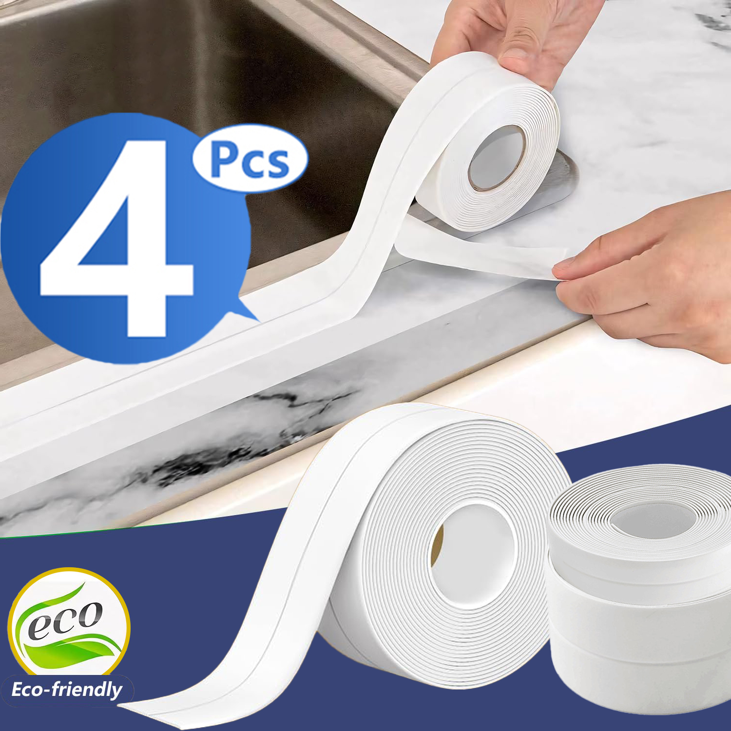 Commercial Kitchen Wall Panels - 3.2m Waterproof Sealing Tape For Bathroom