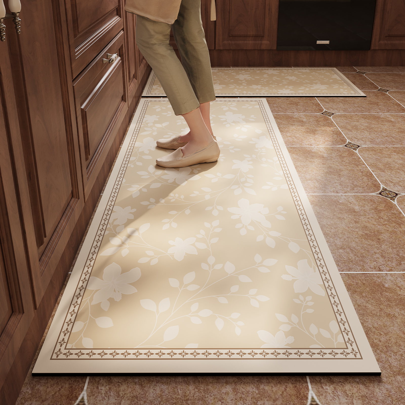 Commercial Kitchen Vinyl Flooring - Vinyl Carpet for Kitchen Floor Mat