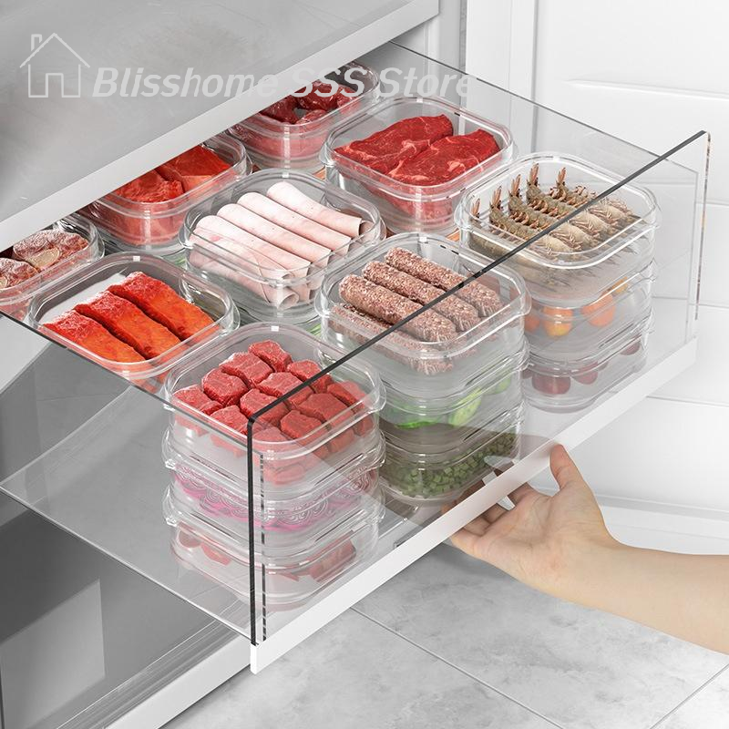 Commercial Kitchen Utensil Organizer - 【S】5/10PCS Freeze Meat Preservation Box Refrigerator