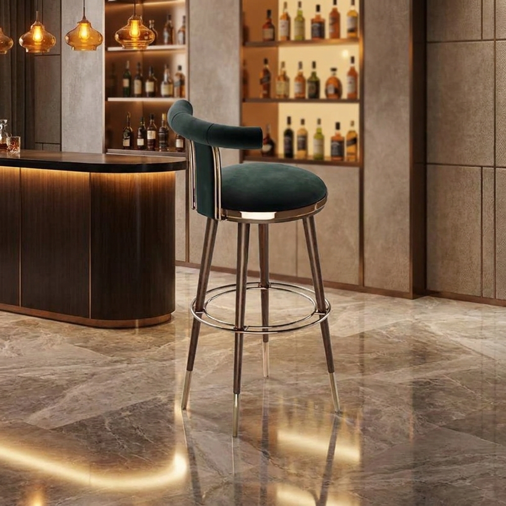 Commercial Kitchen Designer - Nordic Customized Swivel Bar Chair Modern