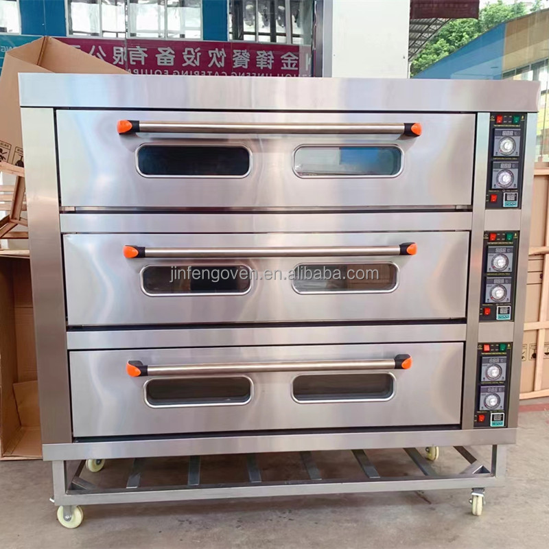 Industrial 3 Deck 9 Tray Comme - Commercial Kitchen Oven บทวิจารณ์และราคา