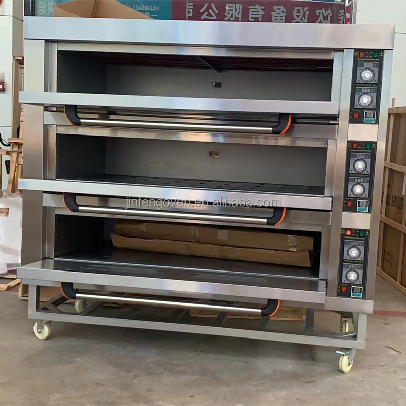 Industrial 3 Deck 9 Tray Comme - Commercial Kitchen Oven บทวิจารณ์และราคา
