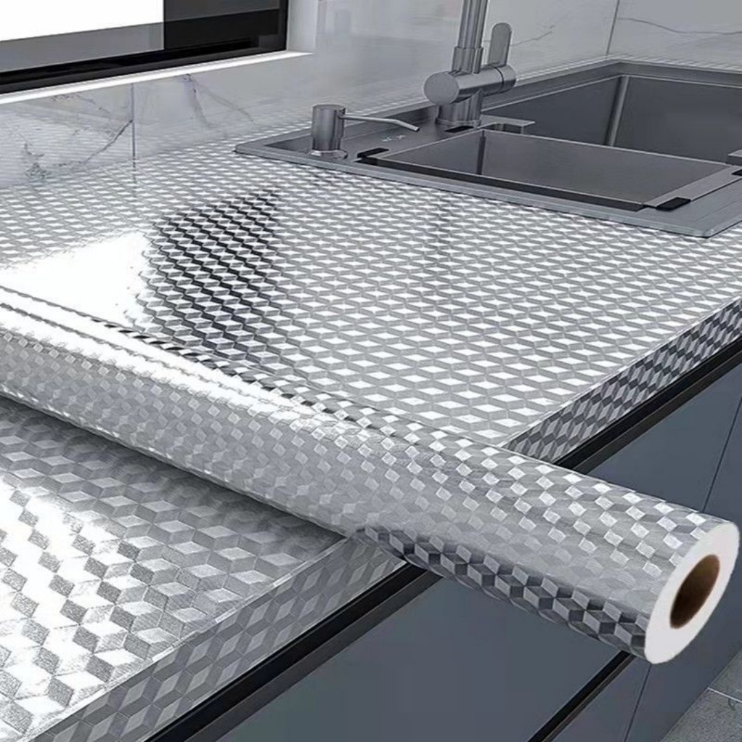 Aluminum Foil Kitchen Stove St - Commercial Kitchen Wall Panels บทวิจารณ์และราคา