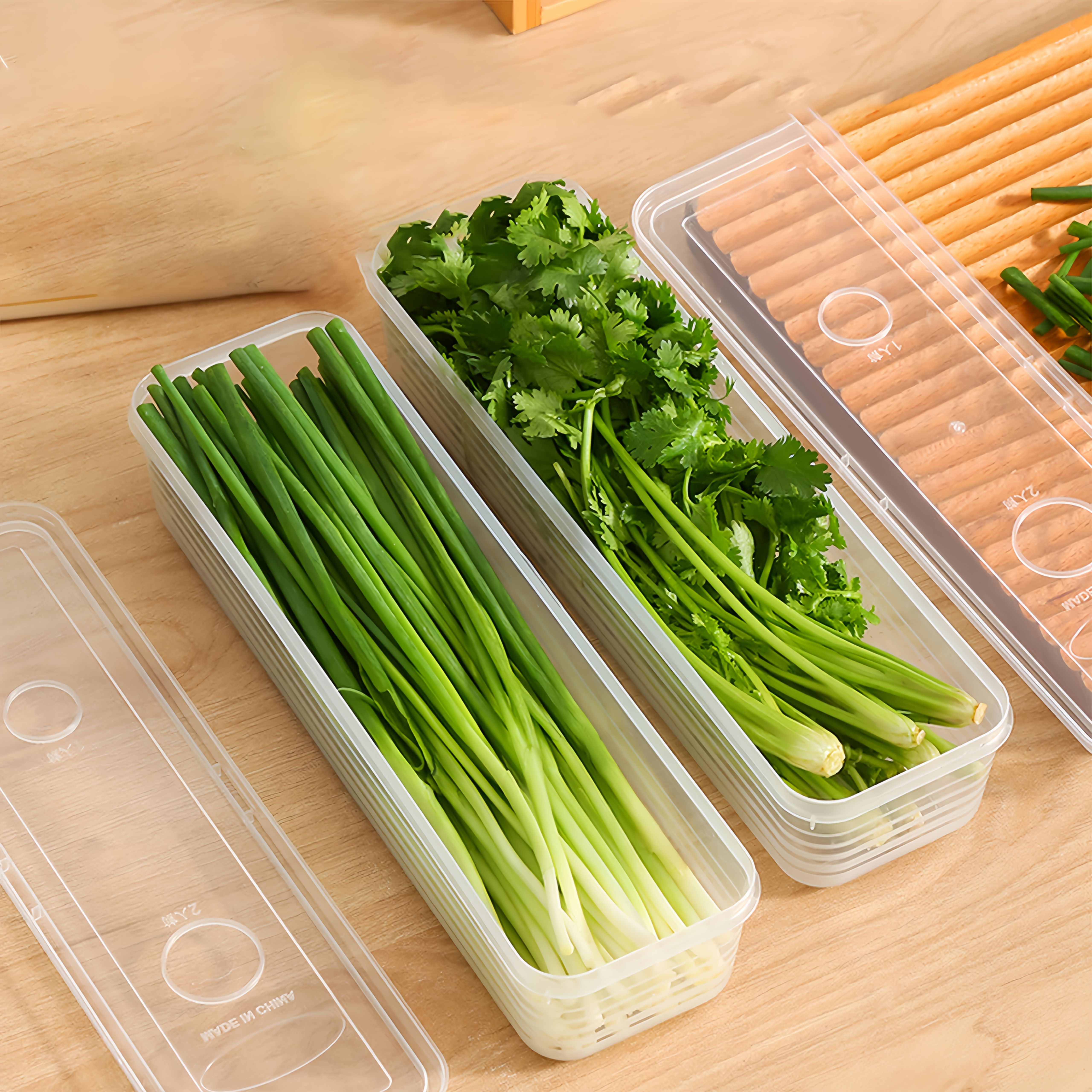 2/4/6pcs Food Vegetable Storag - Commercial Kitchen Refrigerator บทวิจารณ์และราคา