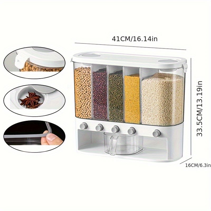 1pc Large Capacity Dry Food Di - Commercial Kitchen Designer บทวิจารณ์และราคา