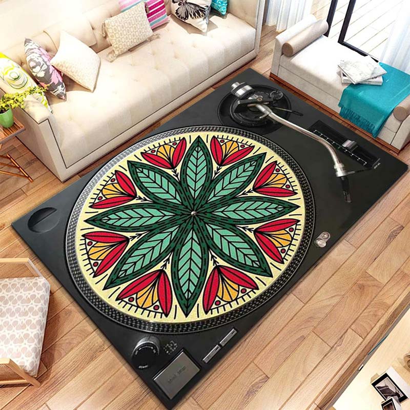 Music Vinyl Disc Player Patter - Commercial Kitchen Vinyl Flooring บทวิจารณ์และราคา
