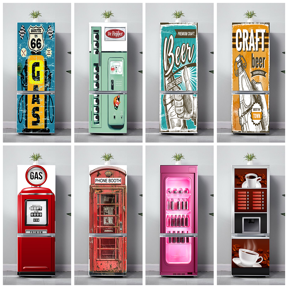 Retro Phone Booth Printed Refr - Commercial Kitchen Wall Panels บทวิจารณ์และราคา