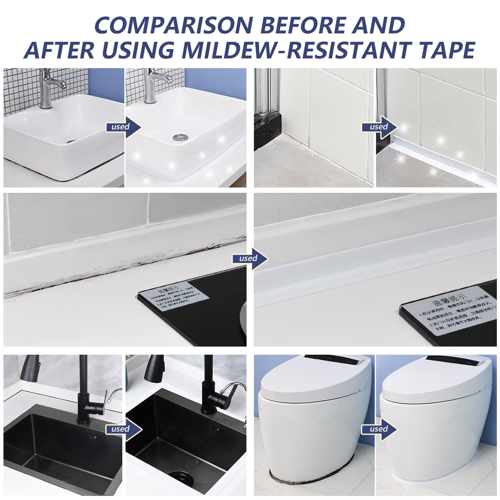 3.2m Waterproof Sealing Tape F - Commercial Kitchen Wall Panels บทวิจารณ์และราคา