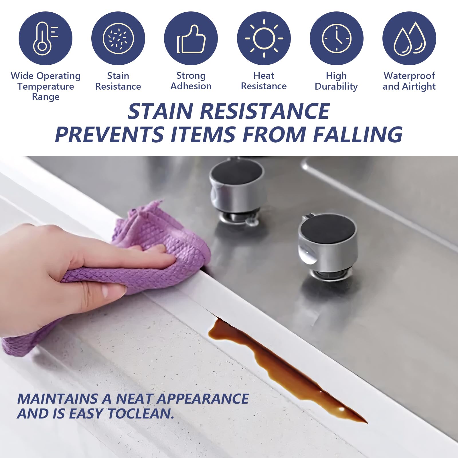 3.2m Waterproof Sealing Tape F - Commercial Kitchen Wall Panels บทวิจารณ์และราคา