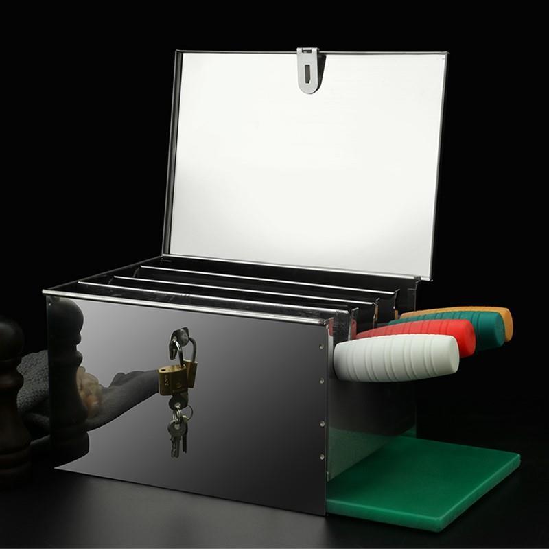 Stainless Steel Knife Holder w - Commercial Kitchen Utensil Storage บทวิจารณ์และราคา
