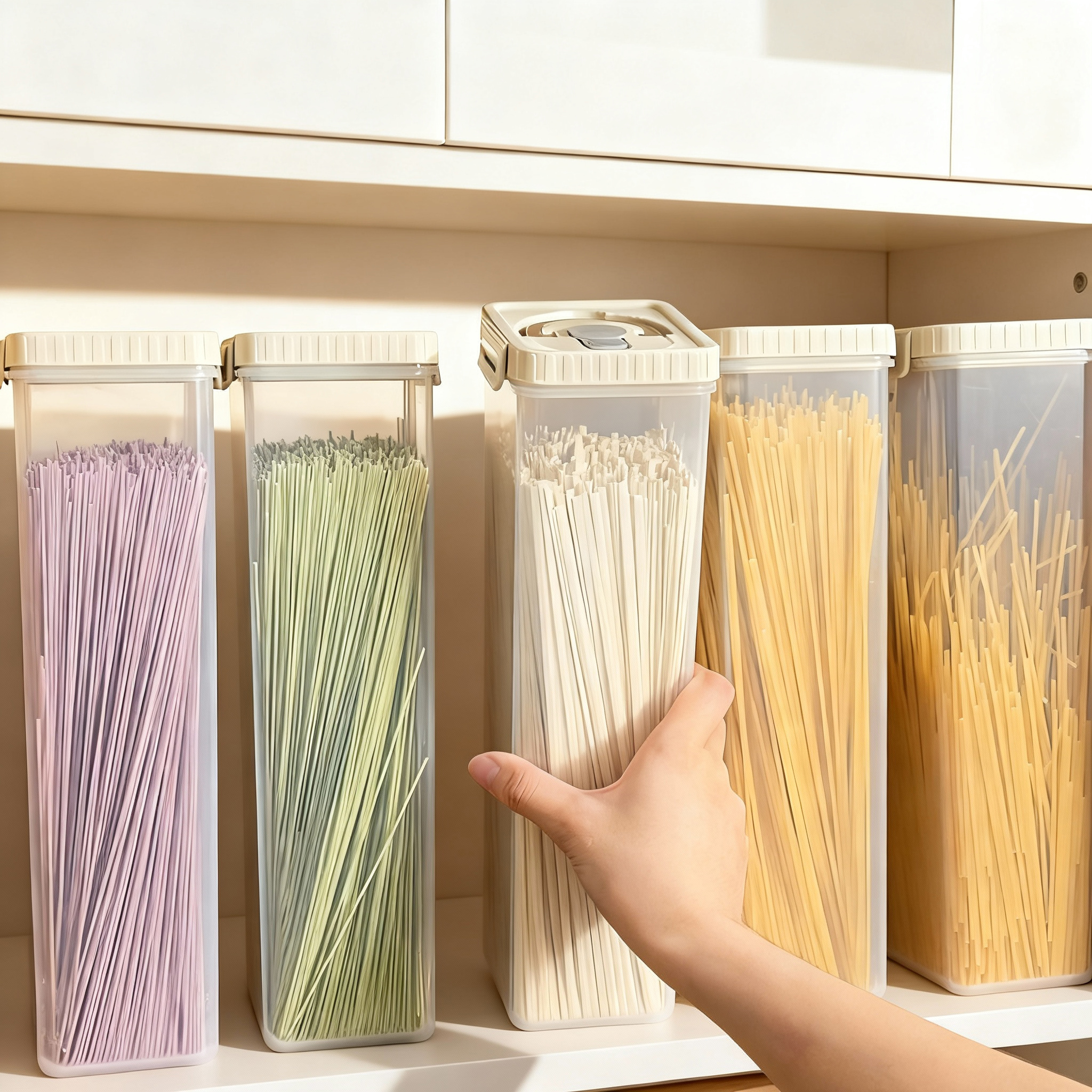 Noodles Sealed Storage Box Wit - Commercial Kitchen Utensil Organizer บทวิจารณ์และราคา