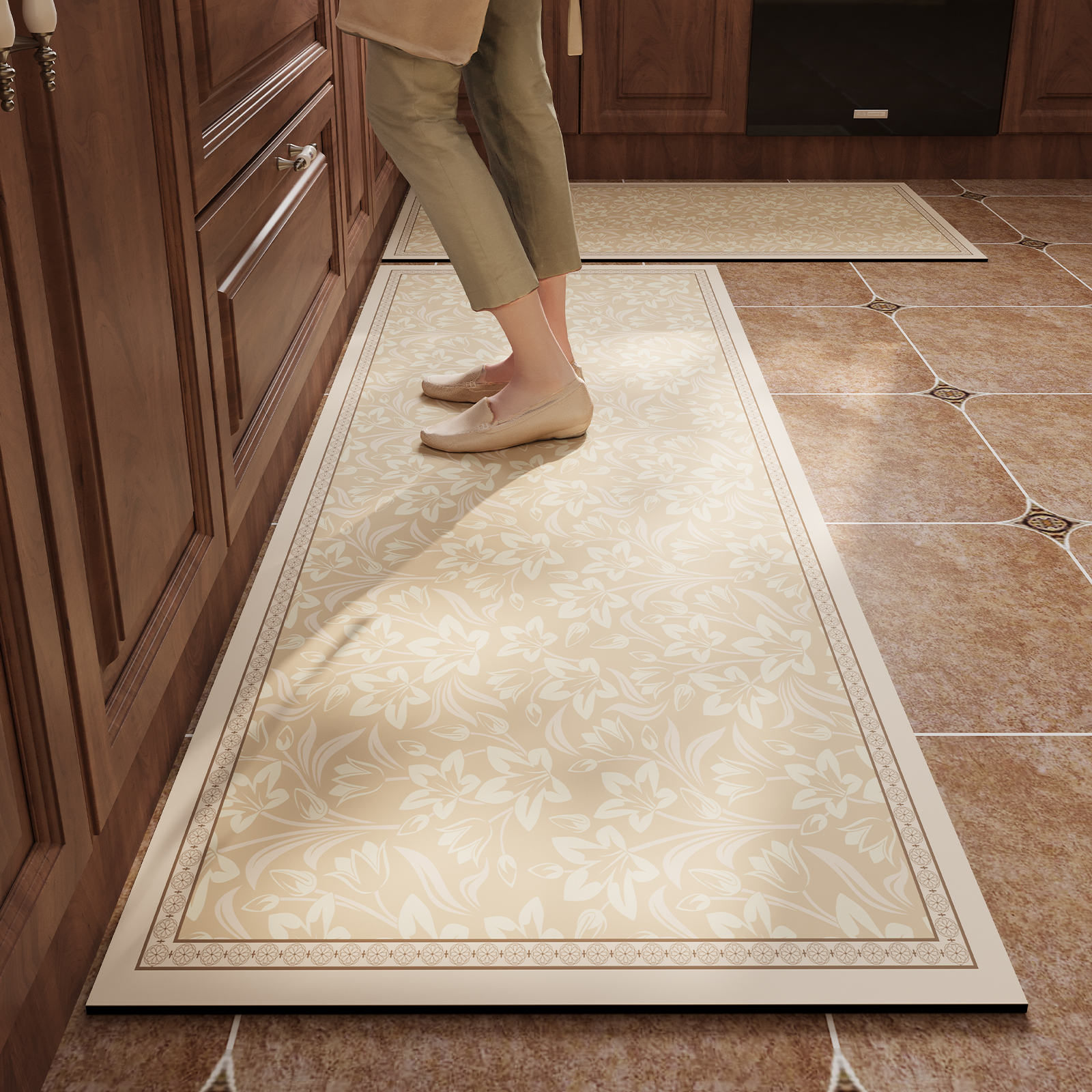Vinyl Carpet for Kitchen Floor - Commercial Kitchen Vinyl Flooring บทวิจารณ์และราคา