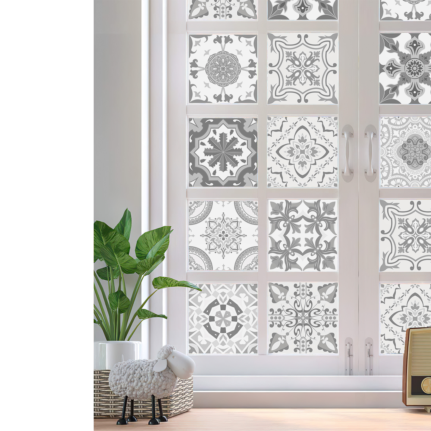 24 pieces of Mandala Retro Pat - Commercial Kitchen Wall Panels บทวิจารณ์และราคา