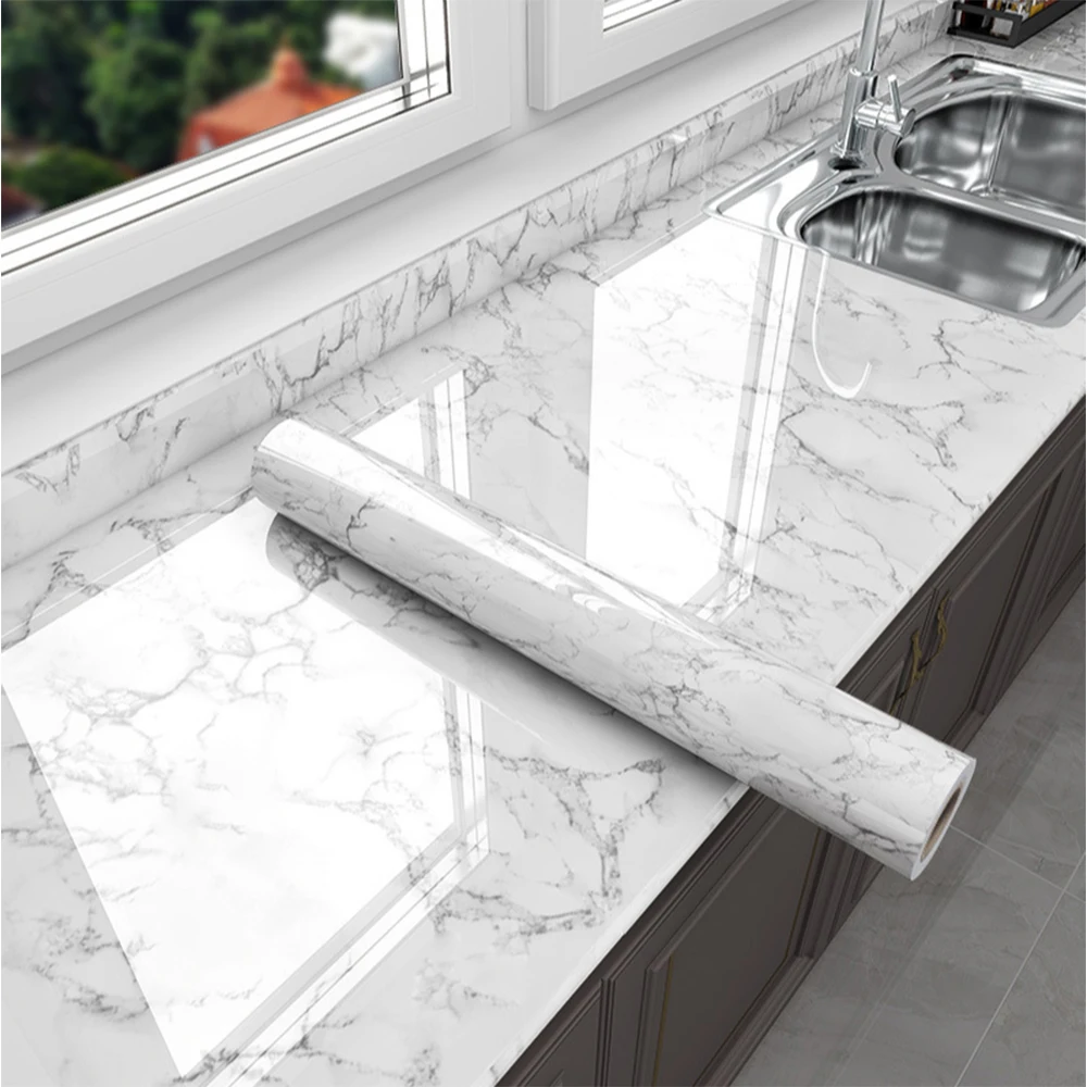 Marble Vinyl Self Adhesive Wal - Commercial Kitchen Wall Panels บทวิจารณ์และราคา