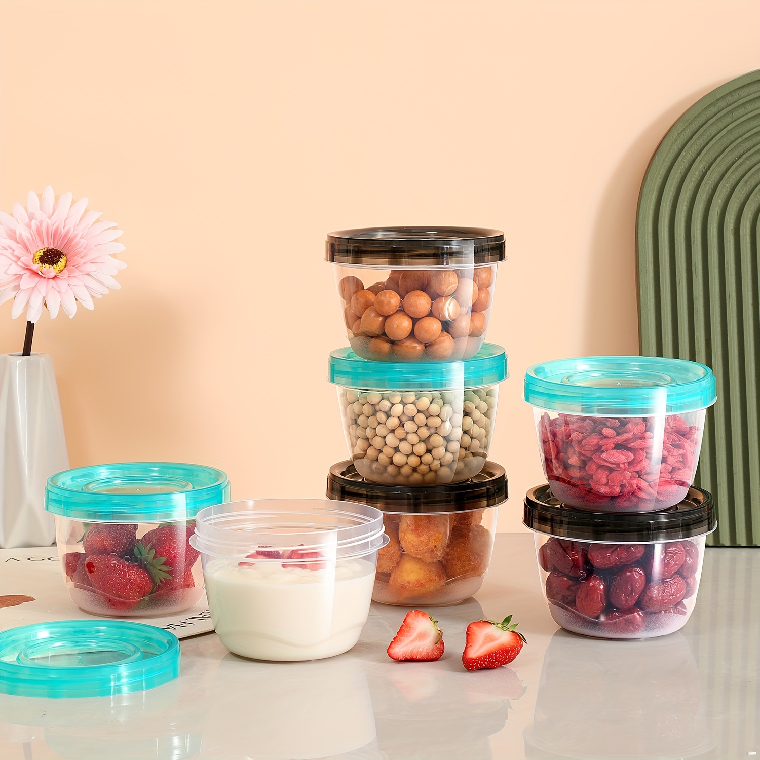 2 Transparent Sealed Food Stor - Commercial Kitchen Utensil Organizer บทวิจารณ์และราคา