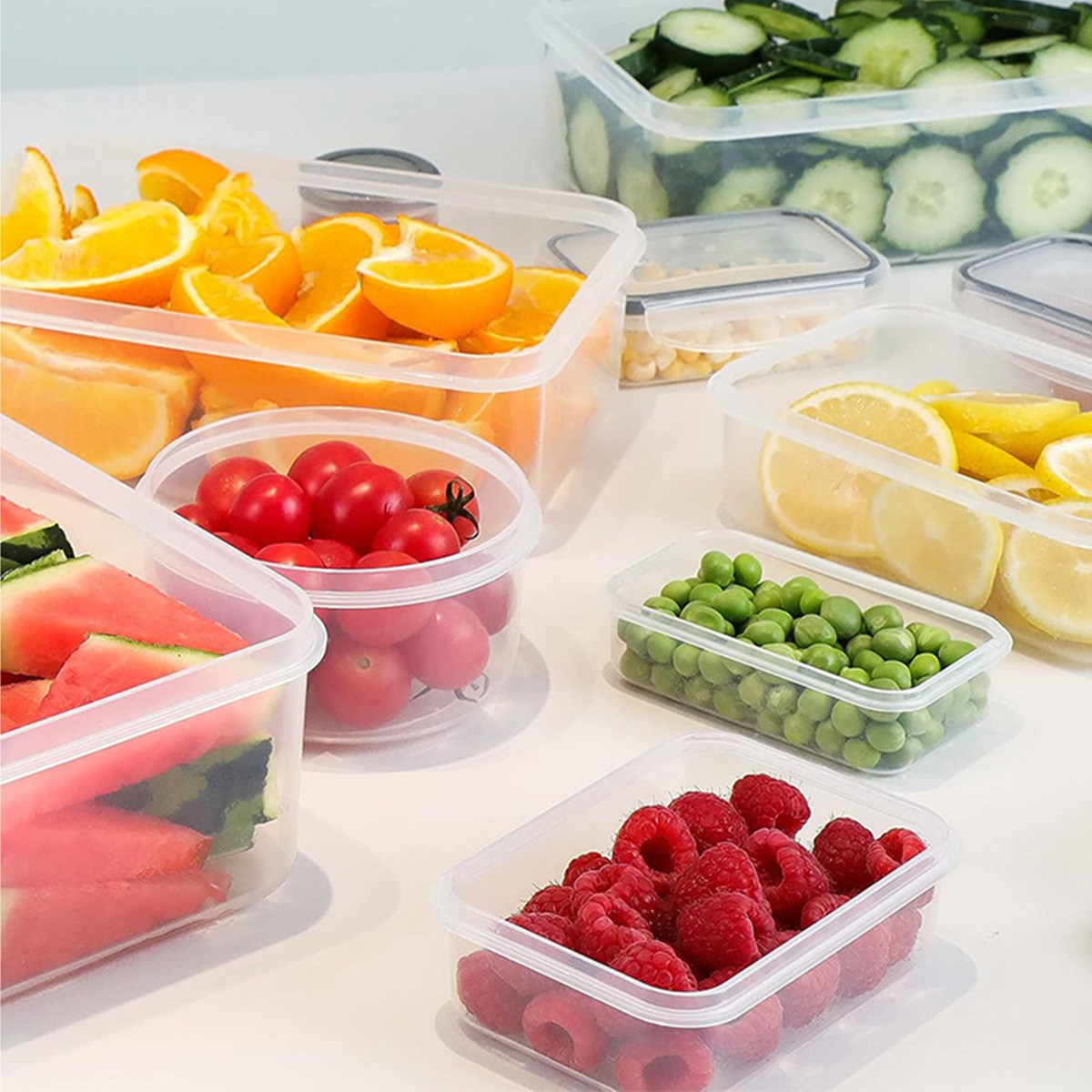 24Pcs/set Food Storage Box Set - Commercial Kitchen Utensil Organizer บทวิจารณ์และราคา