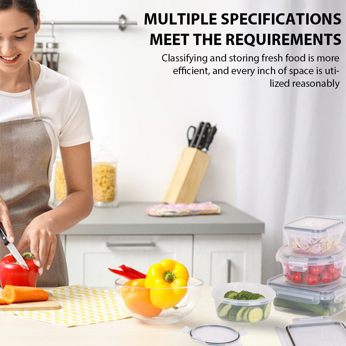 24Pcs/set Food Storage Box Set - Commercial Kitchen Utensil Organizer บทวิจารณ์และราคา