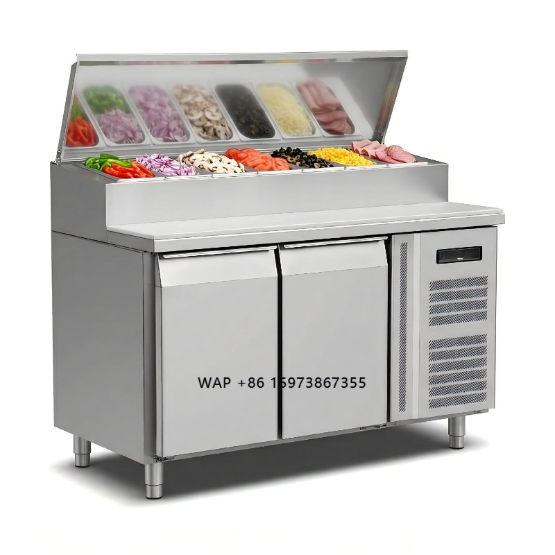OEM Counter Fridge Sandwich Pr - Commercial Kitchen Refrigerator บทวิจารณ์และราคา