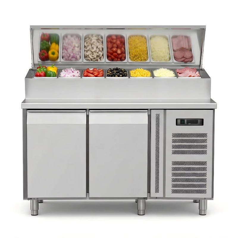 OEM Counter Fridge Sandwich Pr - Commercial Kitchen Refrigerator บทวิจารณ์และราคา