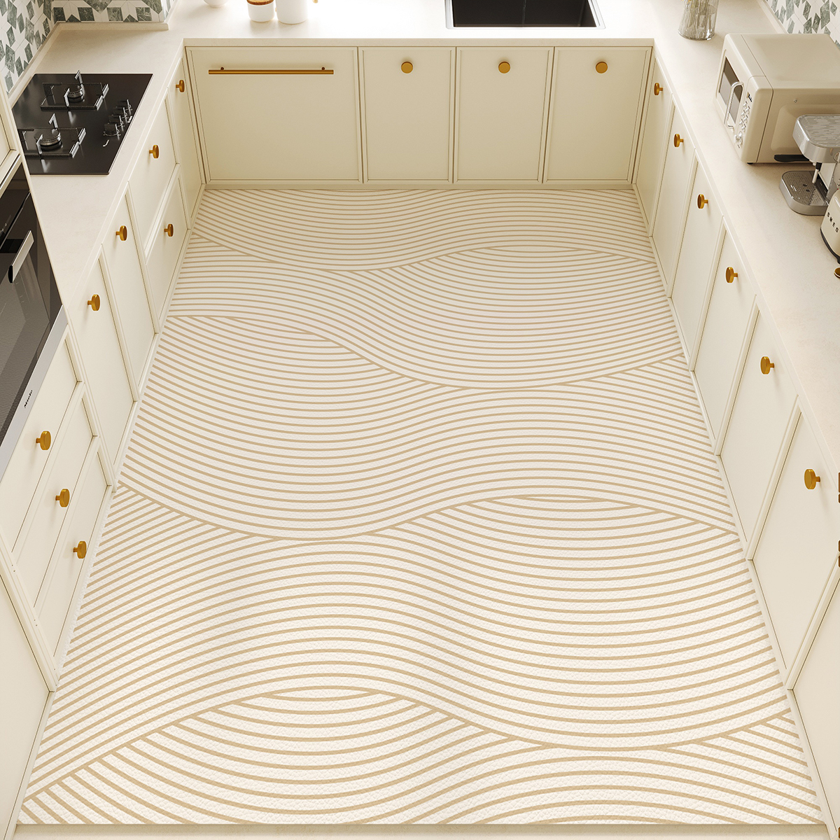 PVC Kitchen Carpet Waterproof  - Commercial Kitchen Vinyl Flooring บทวิจารณ์และราคา
