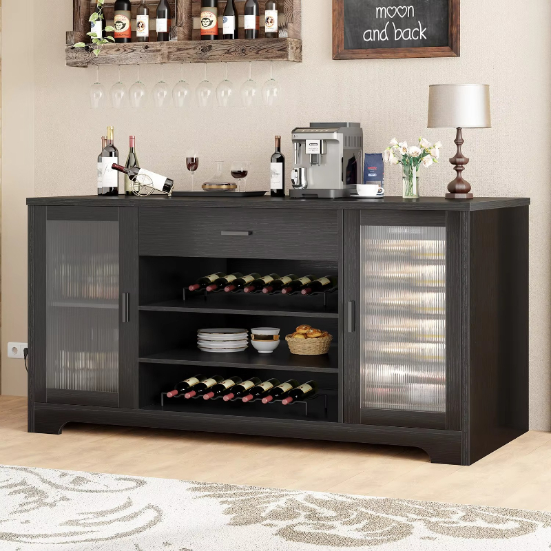 Wooden wine family bar cabinet - Commercial Kitchen Refrigerator บทวิจารณ์และราคา