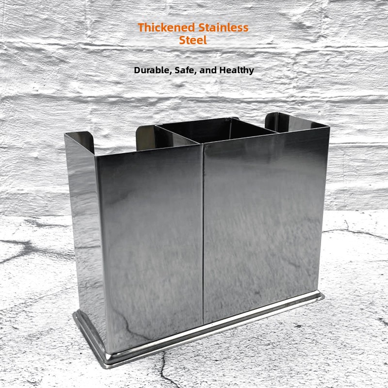 Stainless Steel Square Chopsti - Commercial Kitchen Utensil Storage บทวิจารณ์และราคา