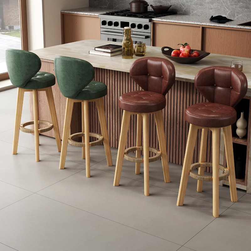 Wooden Legs Unique Bar Stools  - Commercial Kitchen Designer บทวิจารณ์และราคา