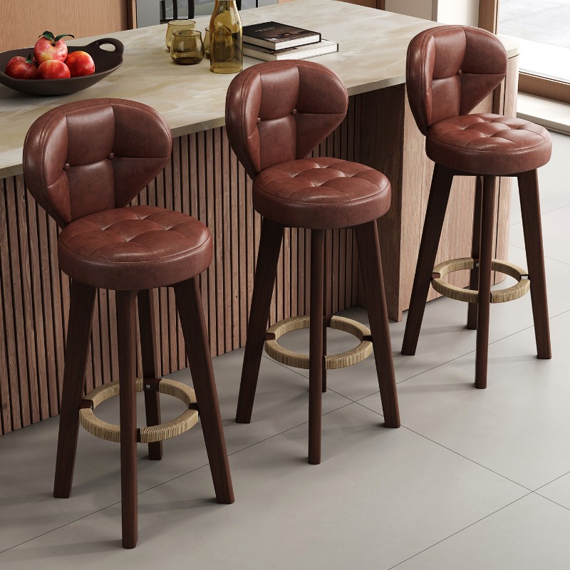 Wooden Legs Unique Bar Stools  - Commercial Kitchen Designer บทวิจารณ์และราคา