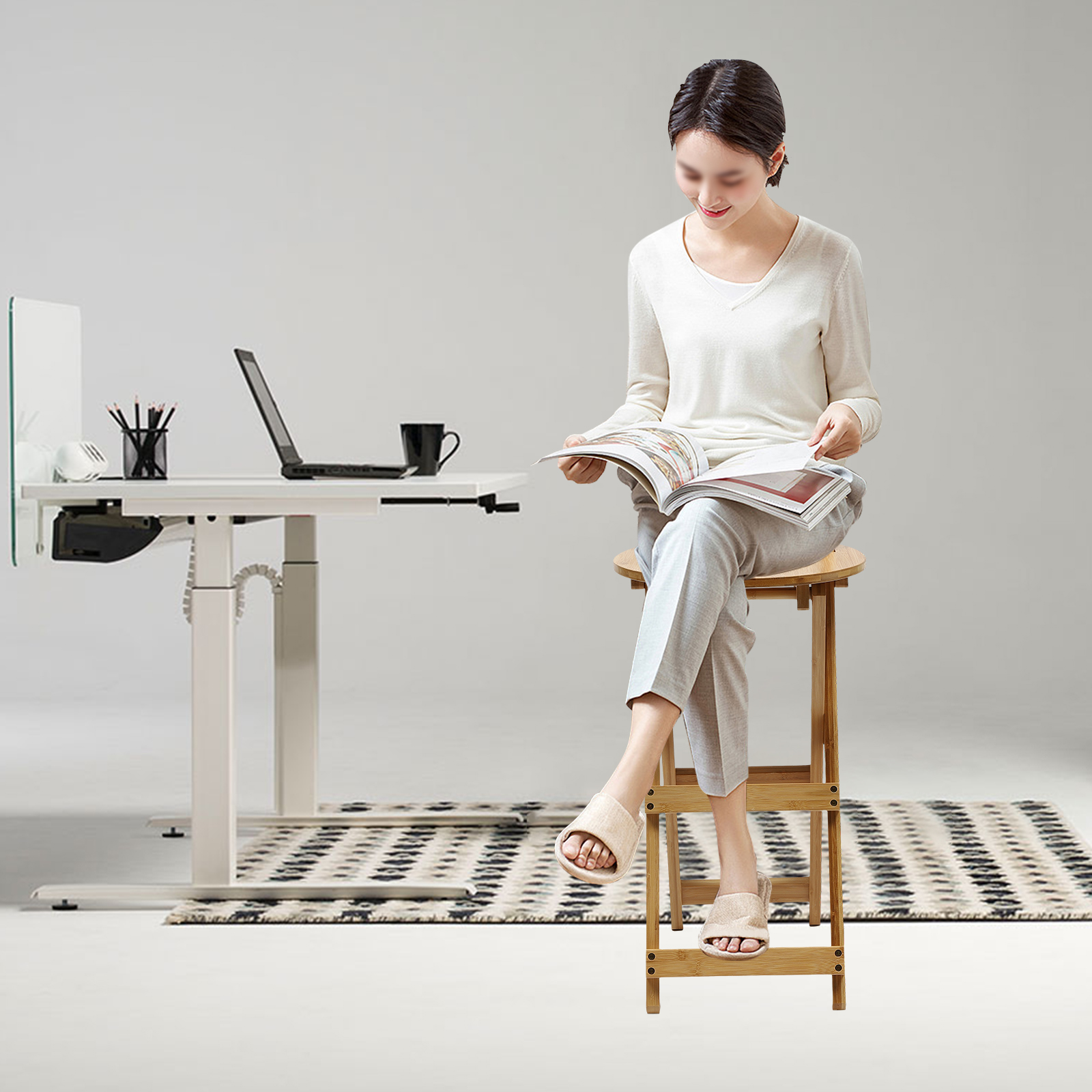 Foldable Bamboo Bar Stool W/ B - Commercial Kitchen Requirements บทวิจารณ์และราคา