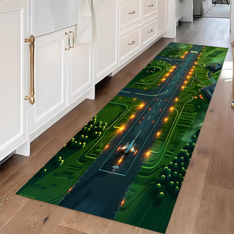 Airport Runway Runner Rug Intr - Commercial Kitchen Interior Design บทวิจารณ์และราคา