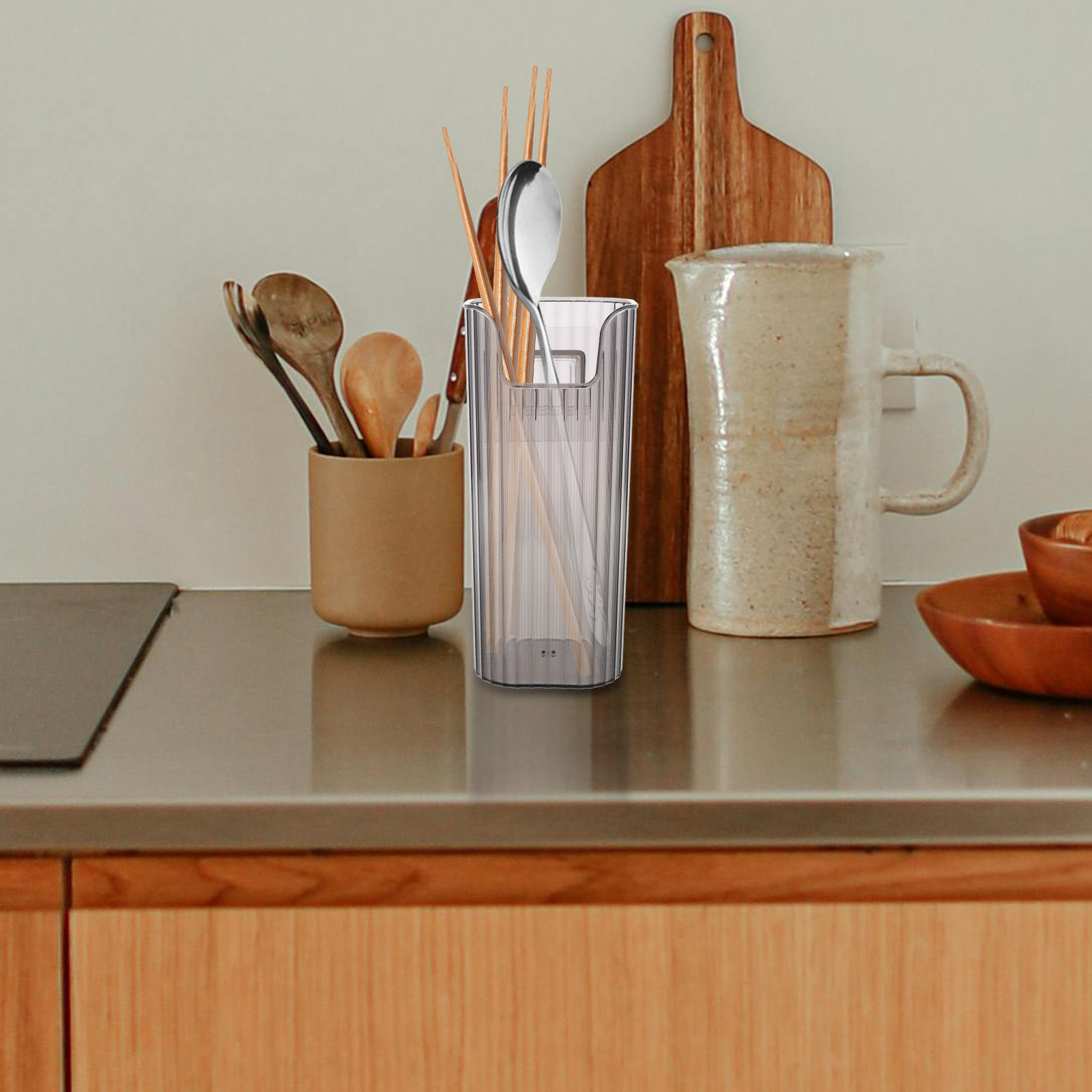 Plastic Chopstick Holder Sturd - Commercial Kitchen Utensil Storage บทวิจารณ์และราคา
