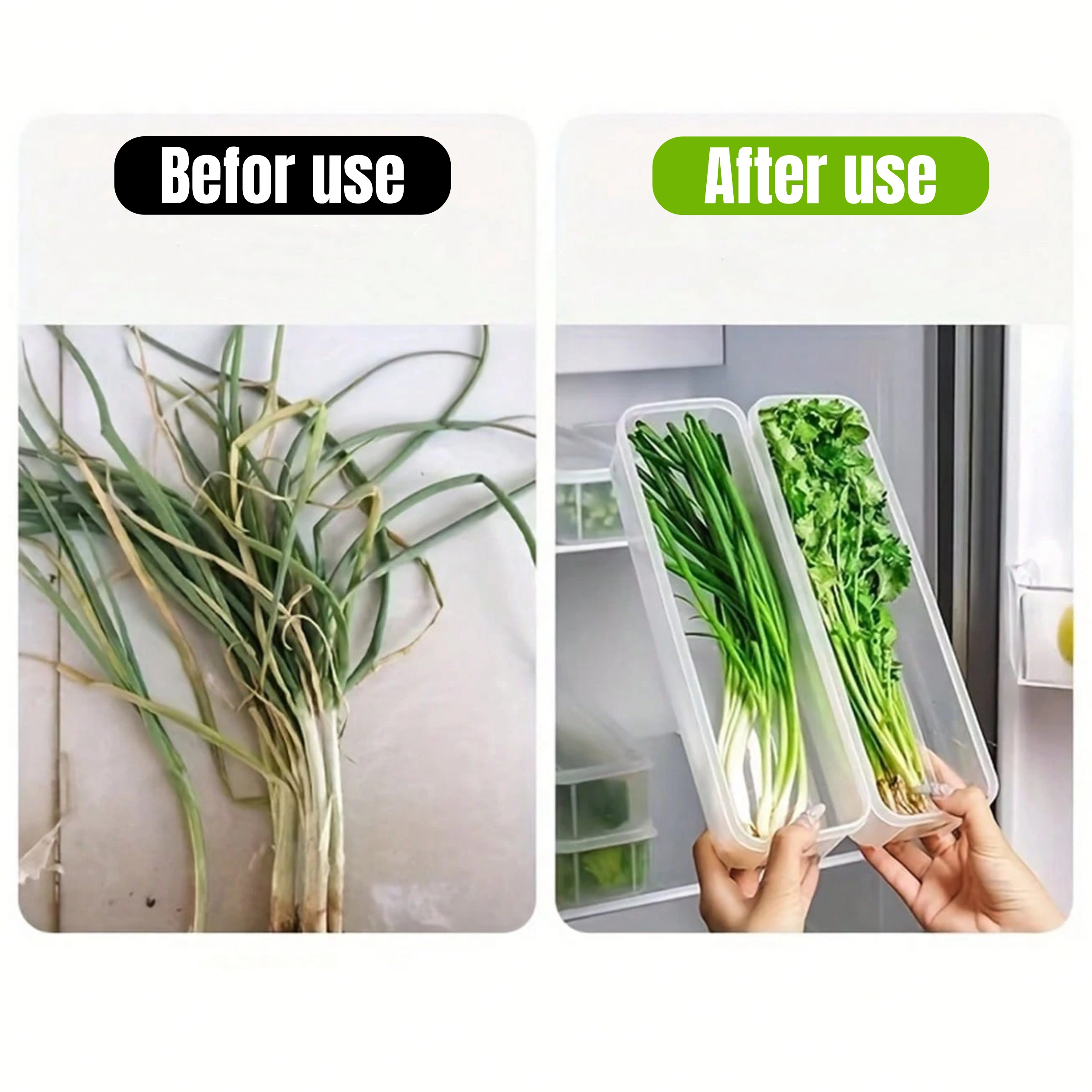 1/2/4Pcs Refrigerator Storage  - Commercial Kitchen Refrigerator บทวิจารณ์และราคา