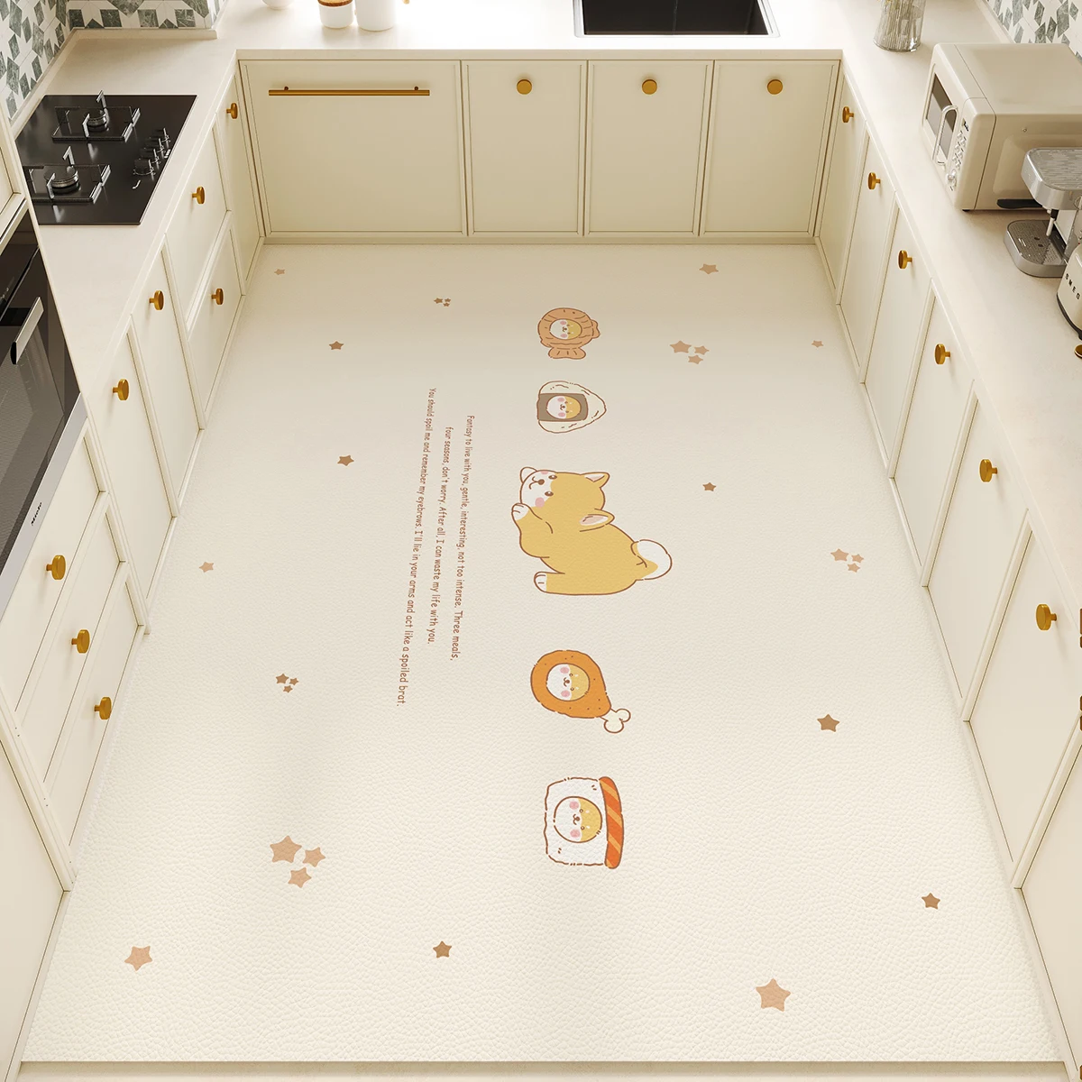 PVC Kitchen Carpet Waterproof  - Commercial Kitchen Vinyl Flooring บทวิจารณ์และราคา