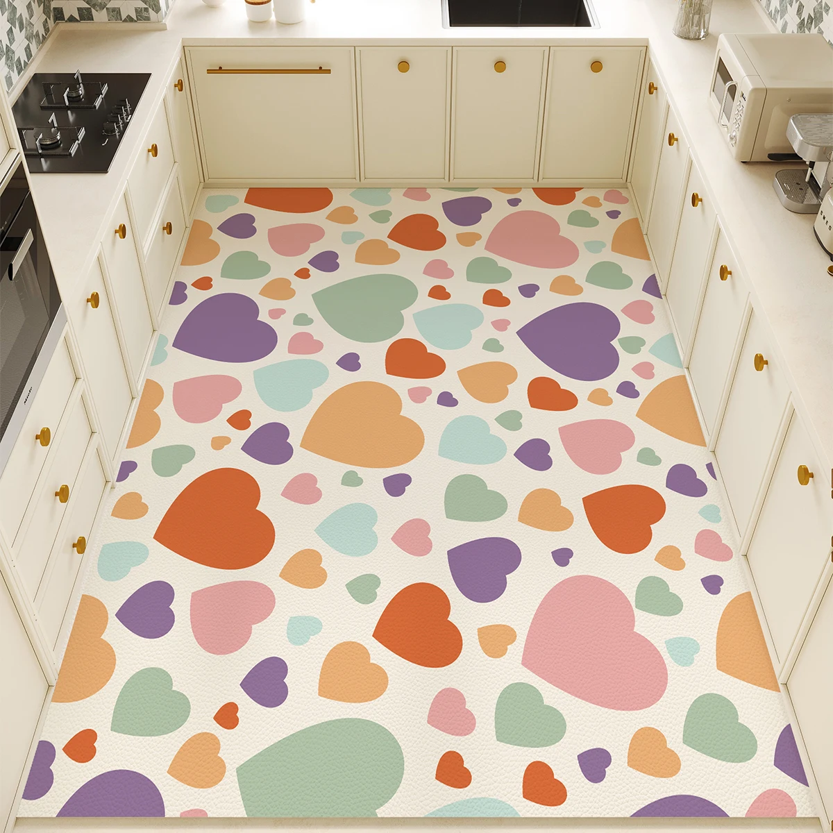PVC Kitchen Carpet Waterproof  - Commercial Kitchen Vinyl Flooring บทวิจารณ์และราคา