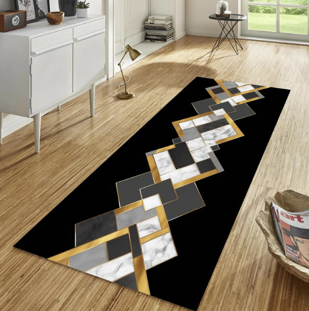 Checkerboard Vinyl Runner Rug  - Commercial Kitchen Vinyl Flooring บทวิจารณ์และราคา