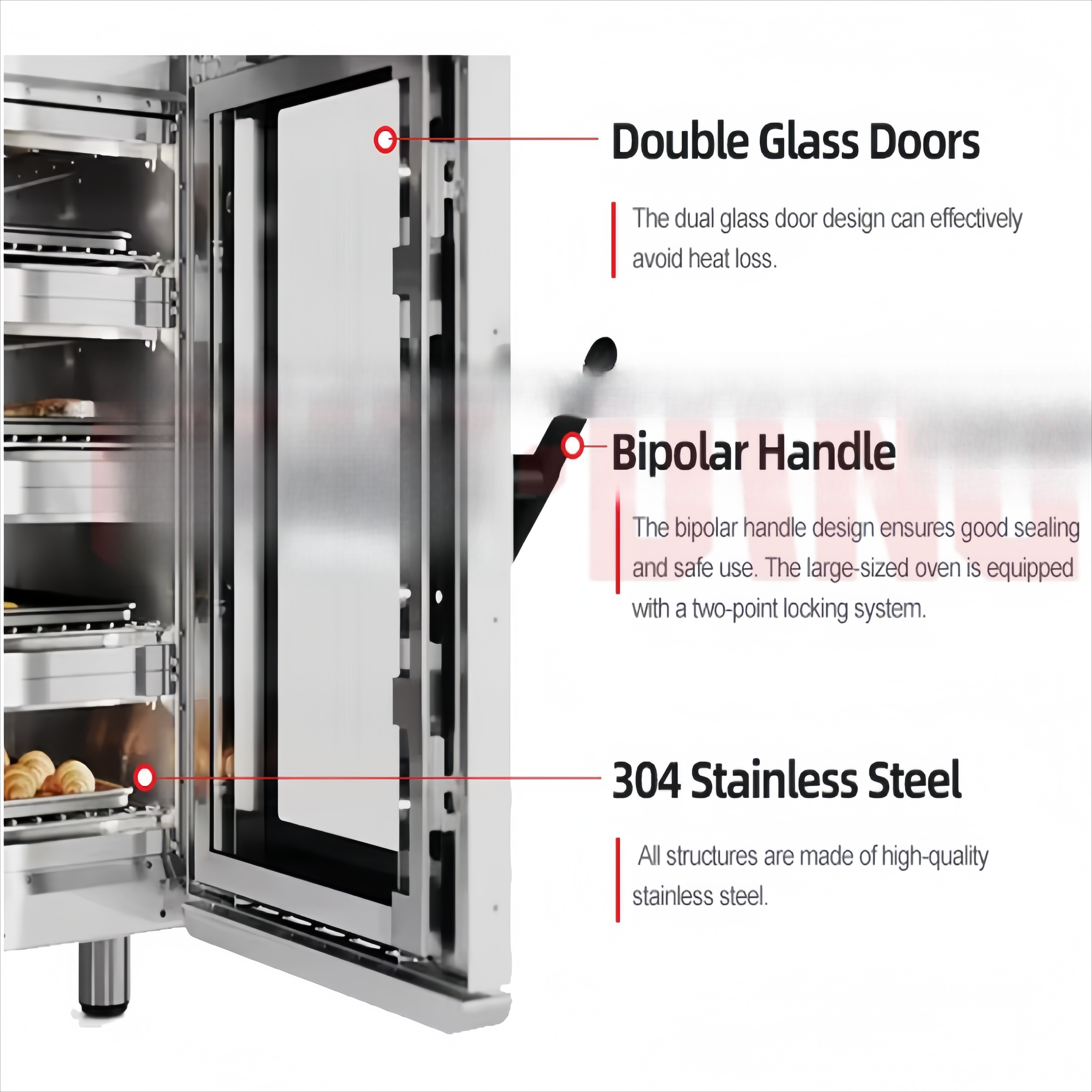 304 Stainless Steel Commercial - Commercial Kitchen Oven บทวิจารณ์และราคา