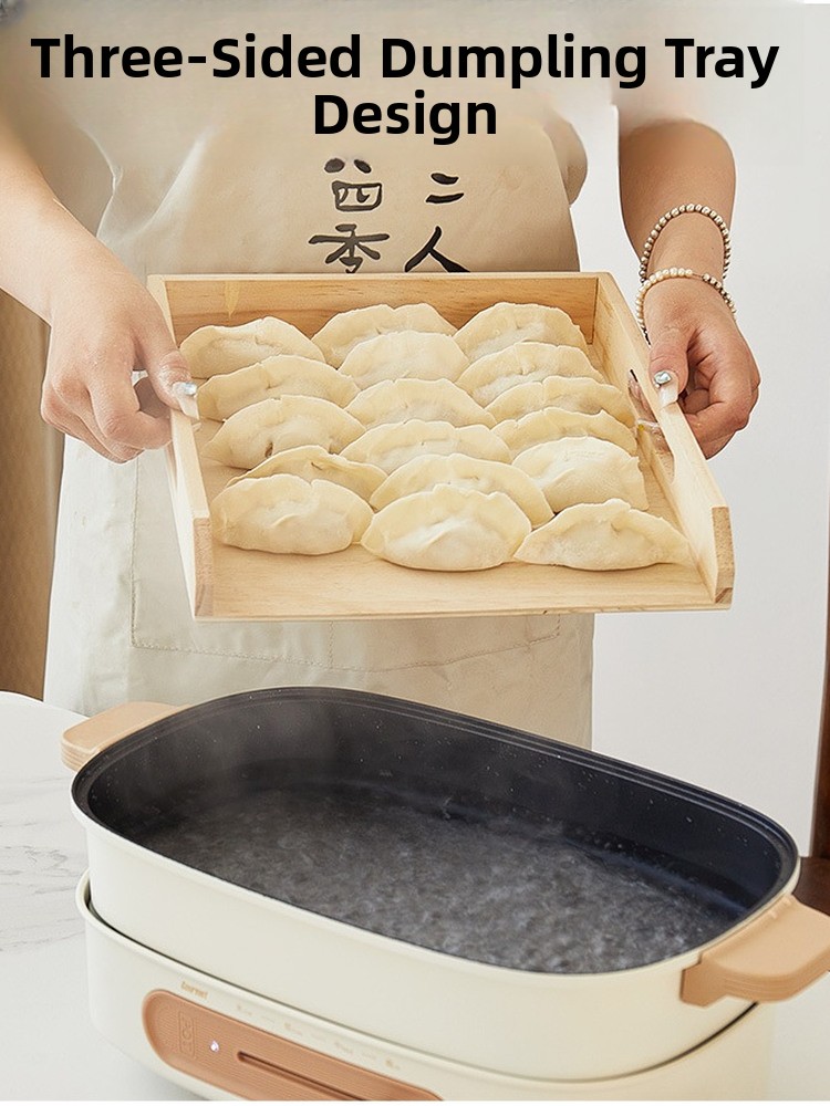 Wooden Multi-Layer Dumpling Tr - Commercial Kitchen Utensil Storage บทวิจารณ์และราคา