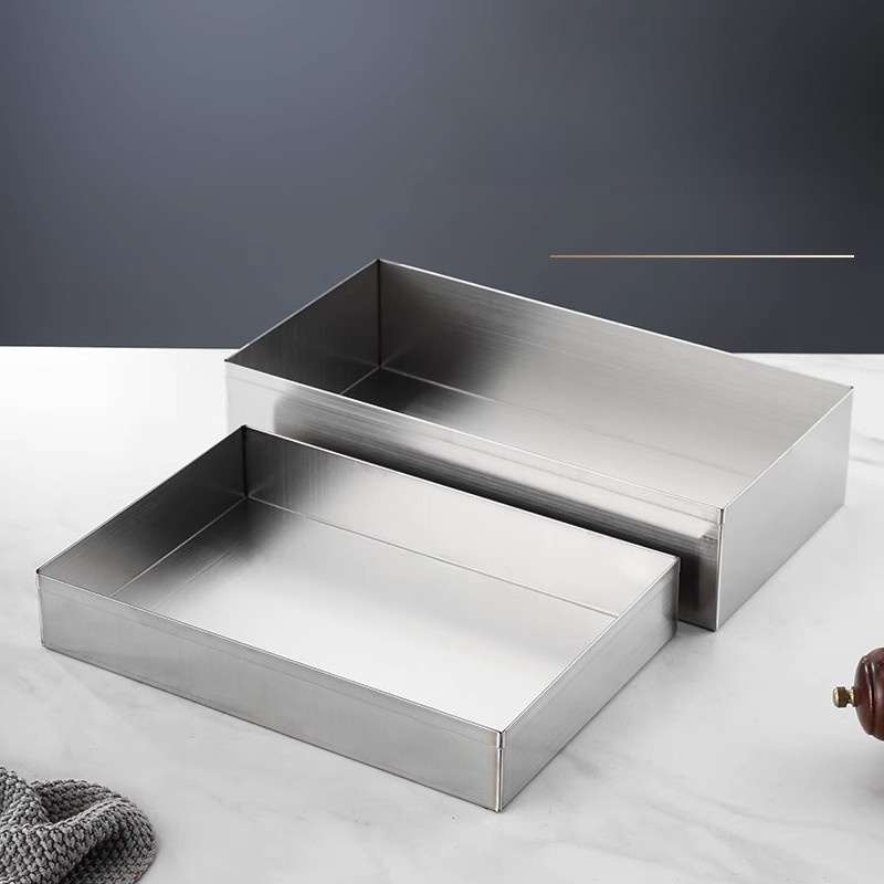 Stainl Steel Rectangular Cover - Commercial Kitchen Utensil Storage บทวิจารณ์และราคา