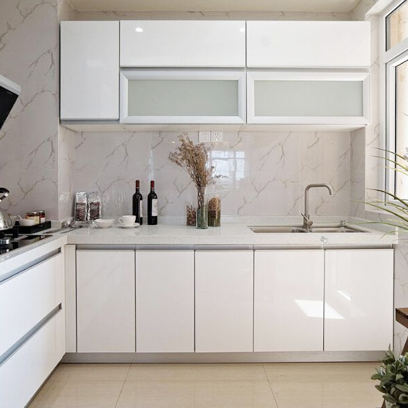 Paint Glossy White Cabinets Wa - Commercial Kitchen Wall Panels บทวิจารณ์และราคา