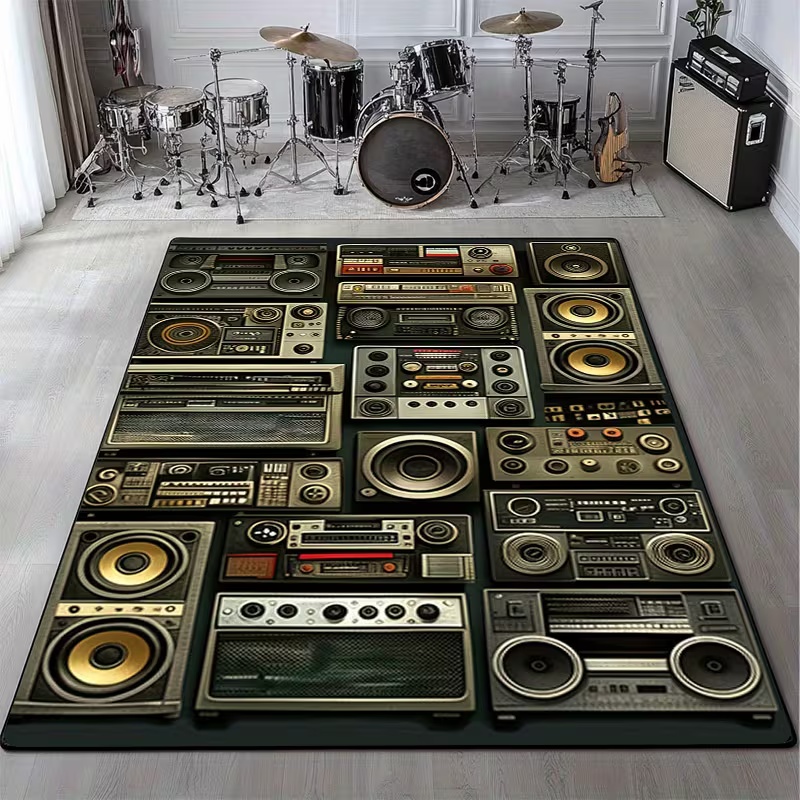 Classic Music Vintage Vinyl Re - Commercial Kitchen Vinyl Flooring บทวิจารณ์และราคา