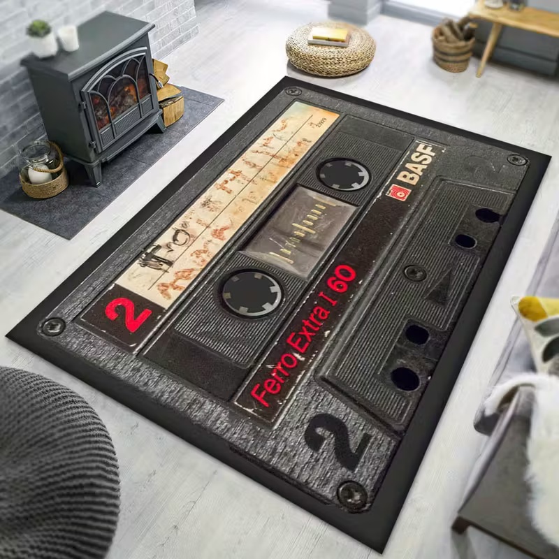 Classic Music Vintage Vinyl Re - Commercial Kitchen Vinyl Flooring บทวิจารณ์และราคา