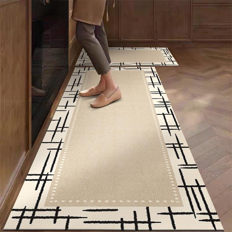 Kitchen Rug Pvc Waterproof Lea - Commercial Kitchen Vinyl Flooring บทวิจารณ์และราคา