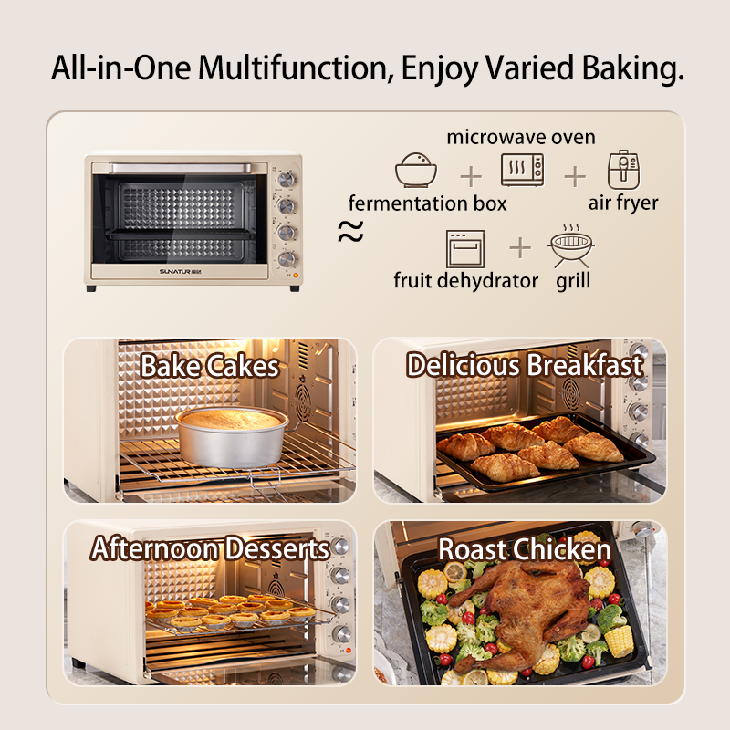 SUNATUR 2200w hot air circulat - Commercial Kitchen Oven บทวิจารณ์และราคา