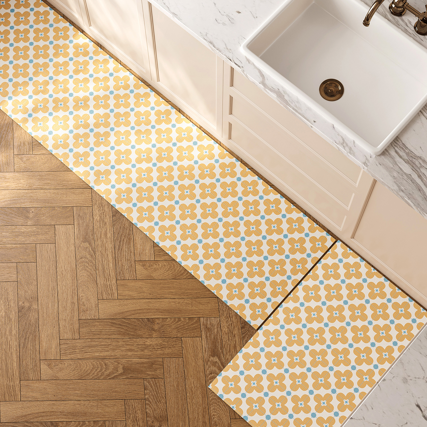 Kitchen Floor Mat Vinyl Rug Pv - Commercial Kitchen Vinyl Flooring บทวิจารณ์และราคา