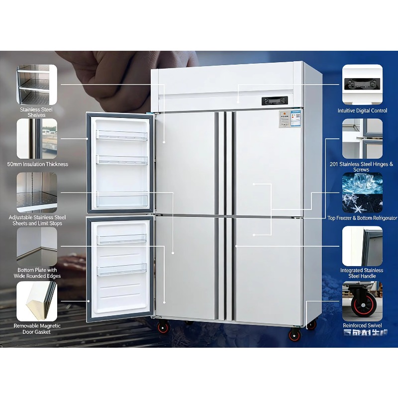 Commercial Stainless Steel Upr - Commercial Kitchen Refrigerator บทวิจารณ์และราคา