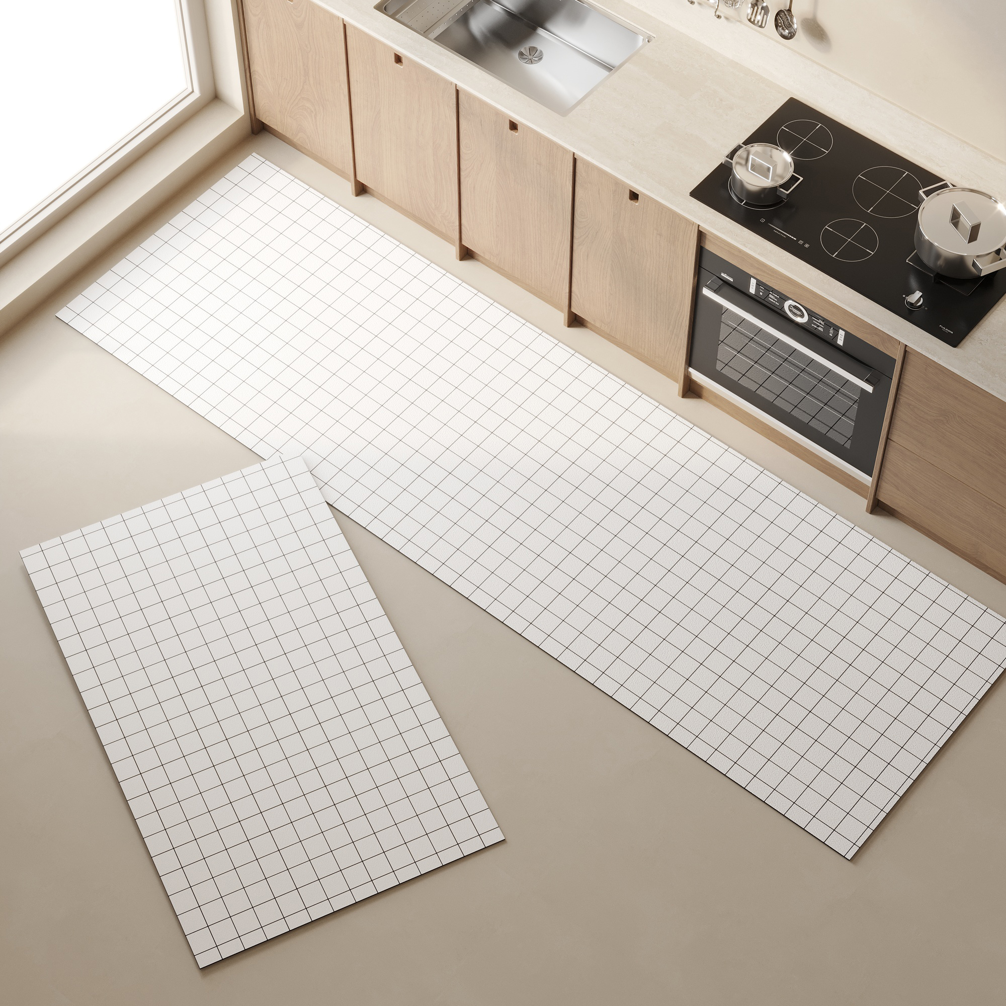 Kitchen Floor Mat Pvc Waterpro - Commercial Kitchen Vinyl Flooring บทวิจารณ์และราคา