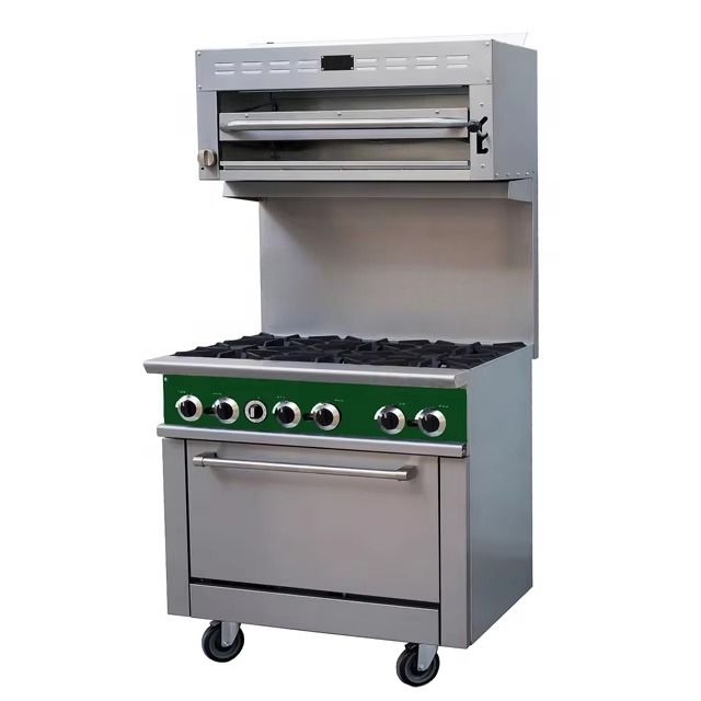 Gas Stove Perfex Gas 6 Burner  - Commercial Kitchen Oven บทวิจารณ์และราคา
