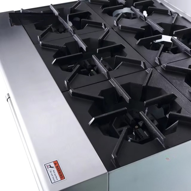 Gas Stove Perfex Gas 6 Burner  - Commercial Kitchen Oven บทวิจารณ์และราคา